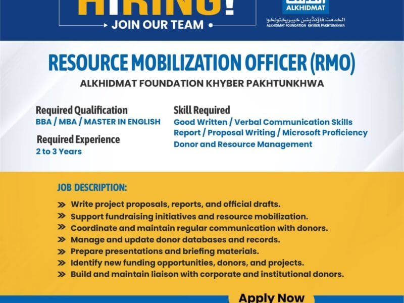 Resource Mobilization Officer (RMO)