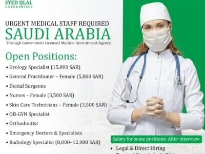 Urgent Medical Staff Required