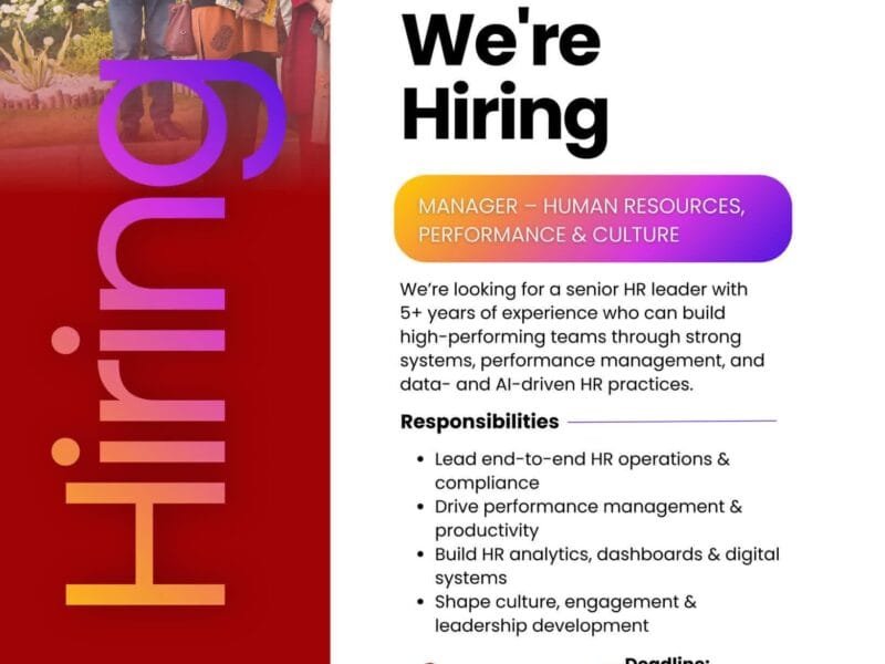 Manager Human Resource