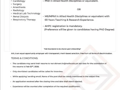 Hiring Assistant Professor