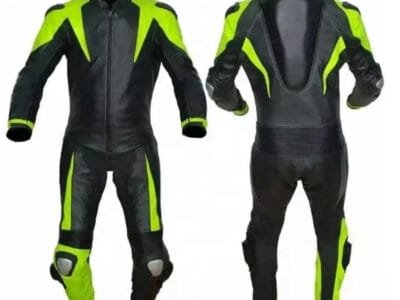 High Quality Breathable Leather Motorbike Racing Suit for Men
