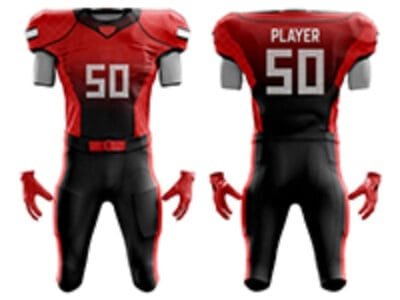 American Football Uniform Set