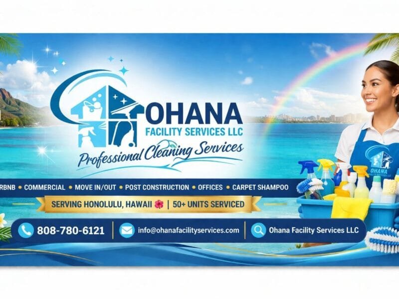 Commercial Cleaning & Airbnb Turnover Services in Honolulu