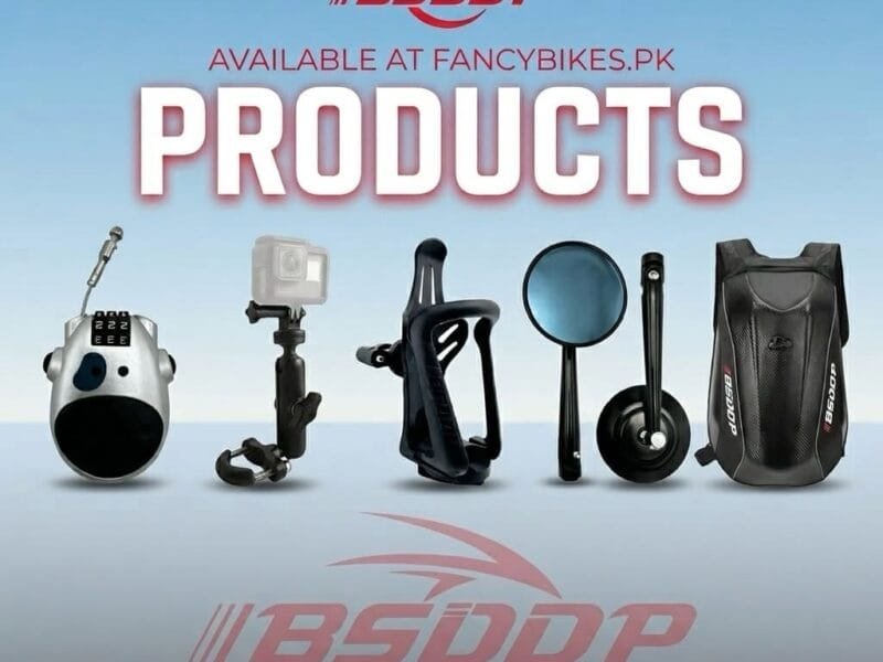 Motorcycle with premium accessories from FancyBikes.pk