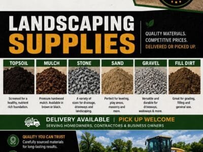 Excavating & Construction Company that offers Commercial & Residential Services.