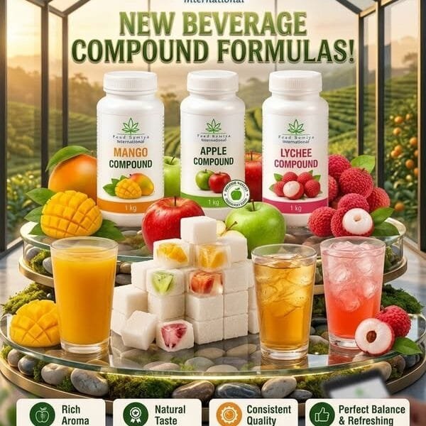 Introducing Our NEW Range of Fruit Beverage Compounds!