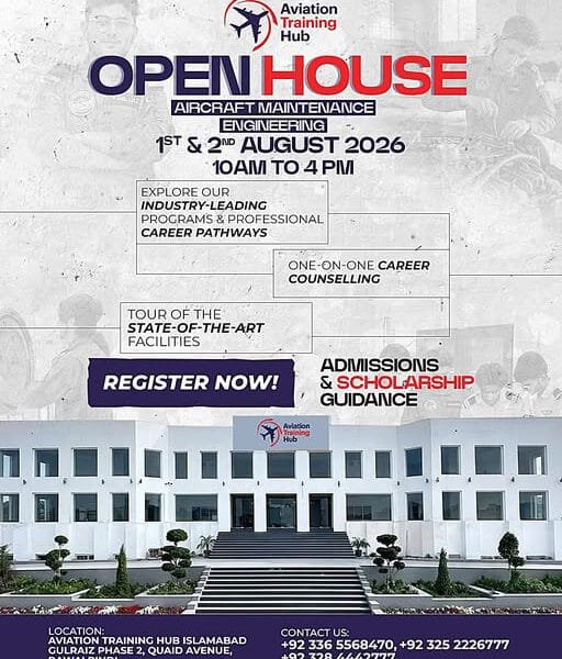 Join the Aircraft Maintenance Engineering Open House at Aviation Training Hub Islamabad!
