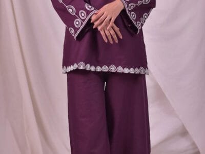 Two piece Cotton Suit for ladies