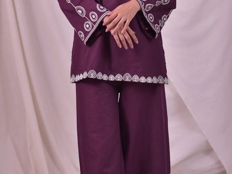 Two piece Cotton Suit for ladies