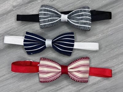 Pinstripe - 8 Adjustable Bow Tie Neckwear