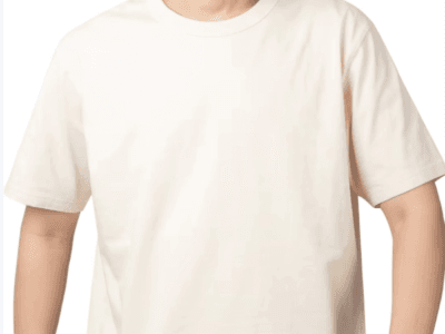 Men’s Premium Off-White Crewneck Tee