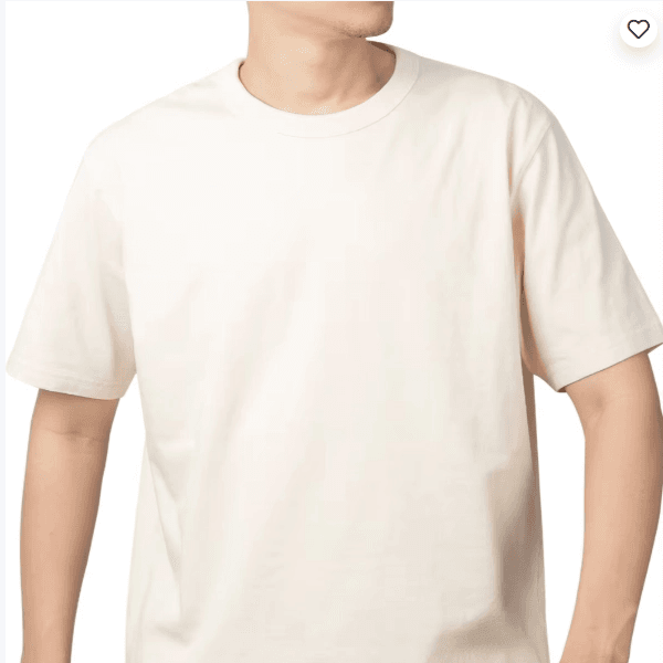 Men’s Premium Off-White Crewneck Tee