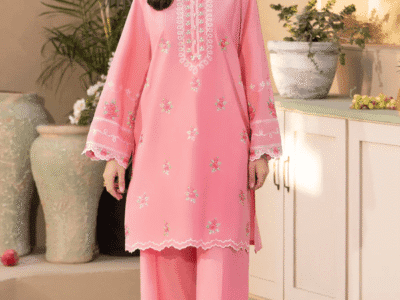 2 Piece Straight Shirt with Culottes