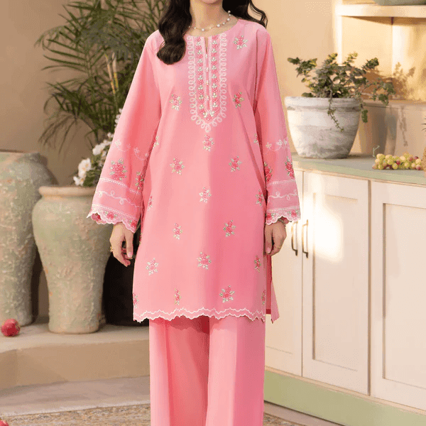 2 Piece Straight Shirt with Culottes