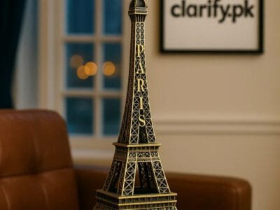 Metal Eiffel Tower Showpiece – Paris Decoration