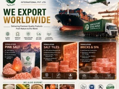 Premium Himalayan Pink Salt & Agricultural Products.