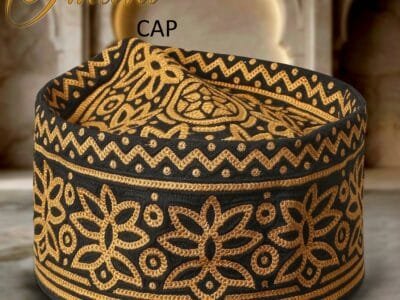 Luxurious embroidery designed original Muscati Omani Cap