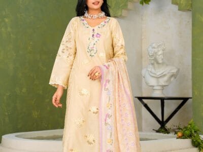 The Golden Bloom Embroidered Suit