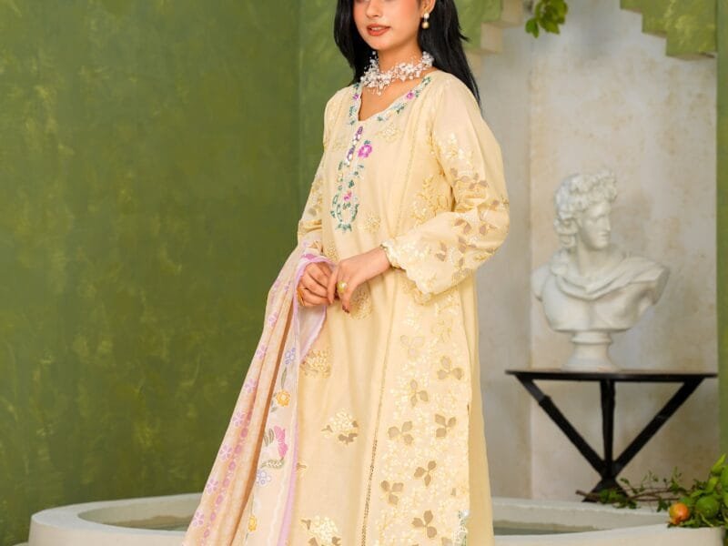 The Golden Bloom Embroidered Suit