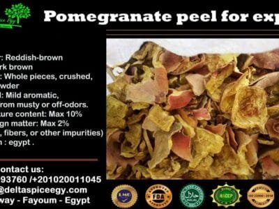 Pomegranate peel