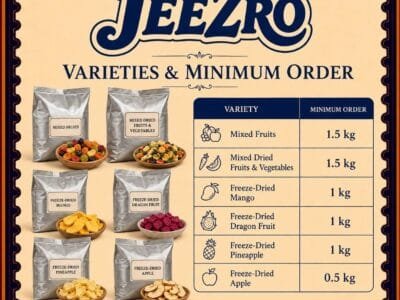 Freeze-Dried Fruit & Vegetable Chips