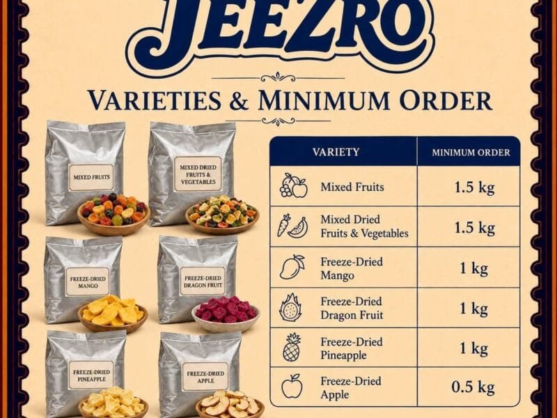 Freeze-Dried Fruit & Vegetable Chips