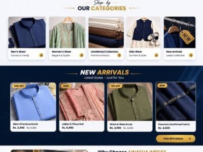 PROFESSIONAL CLOTHING WEBSITE