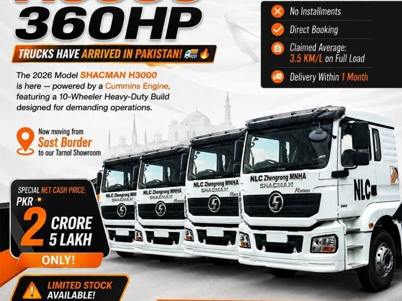 BRAND-NEW SHACMAN H3000 360HP TRUCKS