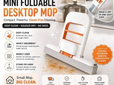 Mini Foldable Desktop Mop
