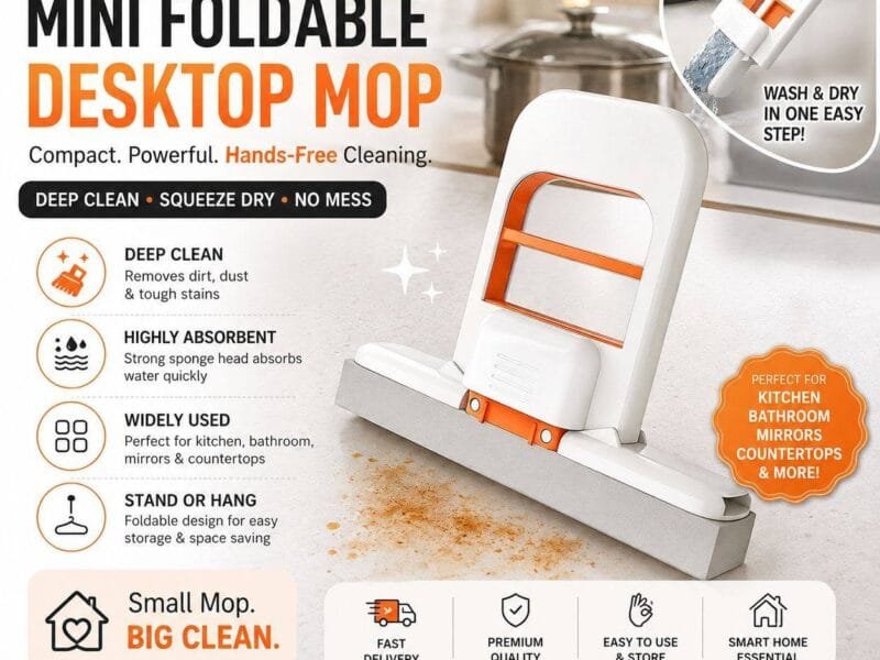 Mini Foldable Desktop Mop
