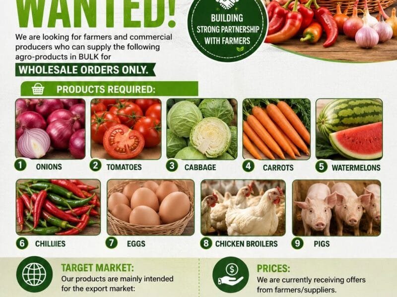 KAFUE AGRO LTD – FARMERS WANTED!