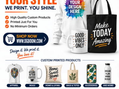 🛍️ EXPRESS YOUR STYLE WITH DGBOOM! 🎨