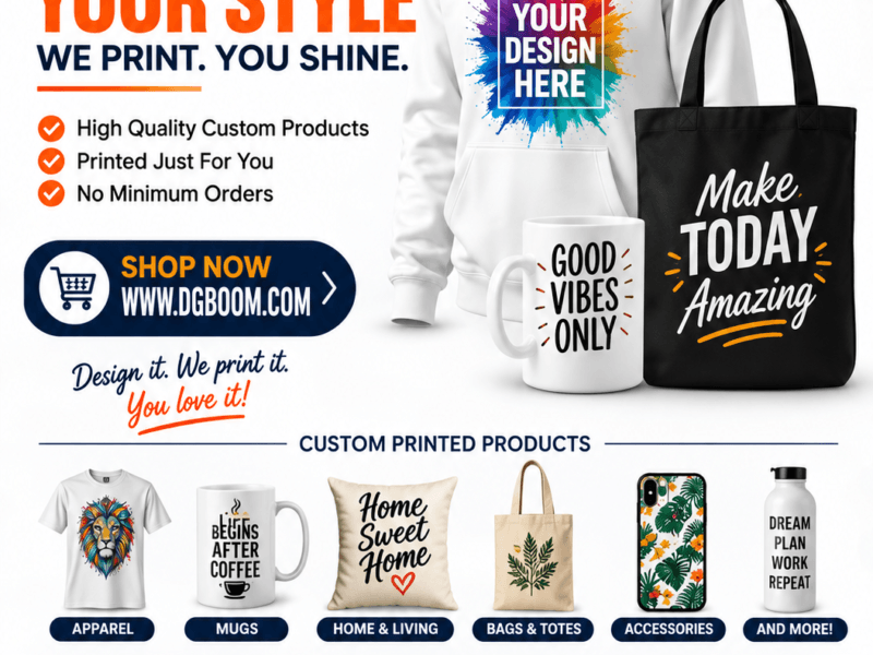 🛍️ EXPRESS YOUR STYLE WITH DGBOOM! 🎨