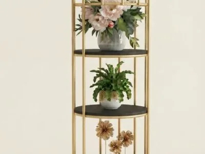 4-Layer Bird Cage Rack Storage Organizer