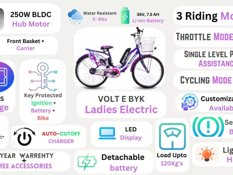 Voltebyk Girls Electric Bicycle