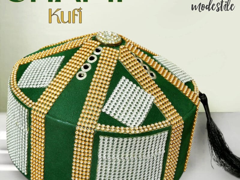 Premium Velvet Fabric Traditional Handmade Kufi Turkey Cap