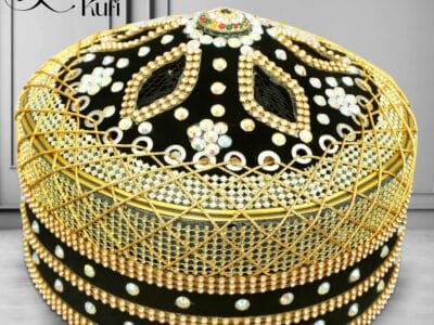 Premium Velvet Fabric Traditional Handmade Kufi Turkey Cap