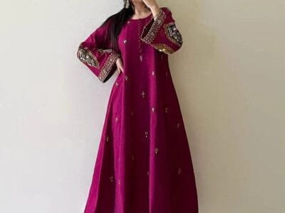 2 PC STITCHED COTTON-LAWN SUIT