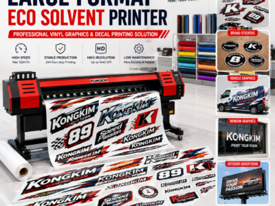 Large Format Eco Solvent Printer and Cutting Plotter