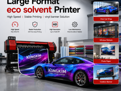 Large Format Eco Solvent Printer and Cutting Plotter