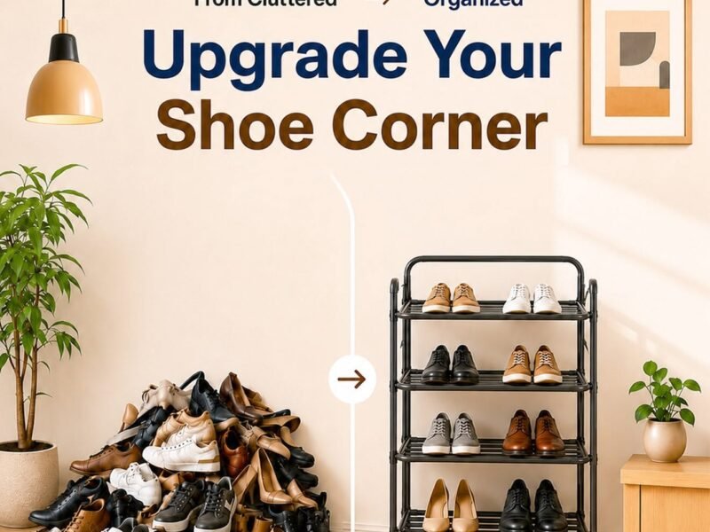 Foldable Metal Shoe Rack