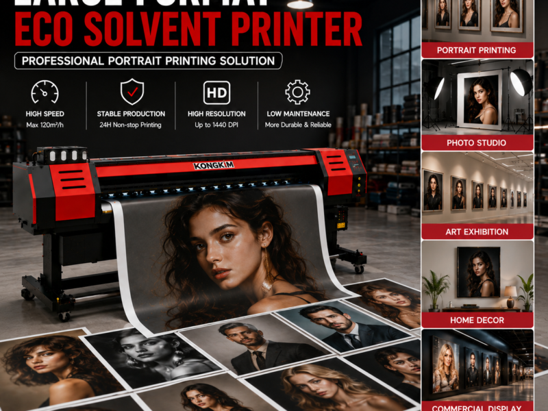 Large Format Eco Solvent Printer and Cutting Plotter